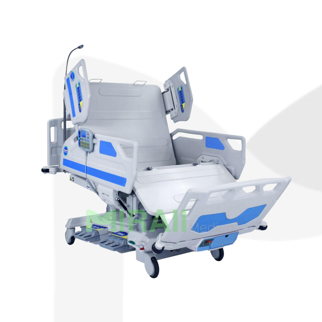 MIRAII Electric Hospital Bed 3 Crank Lifting Multifunction